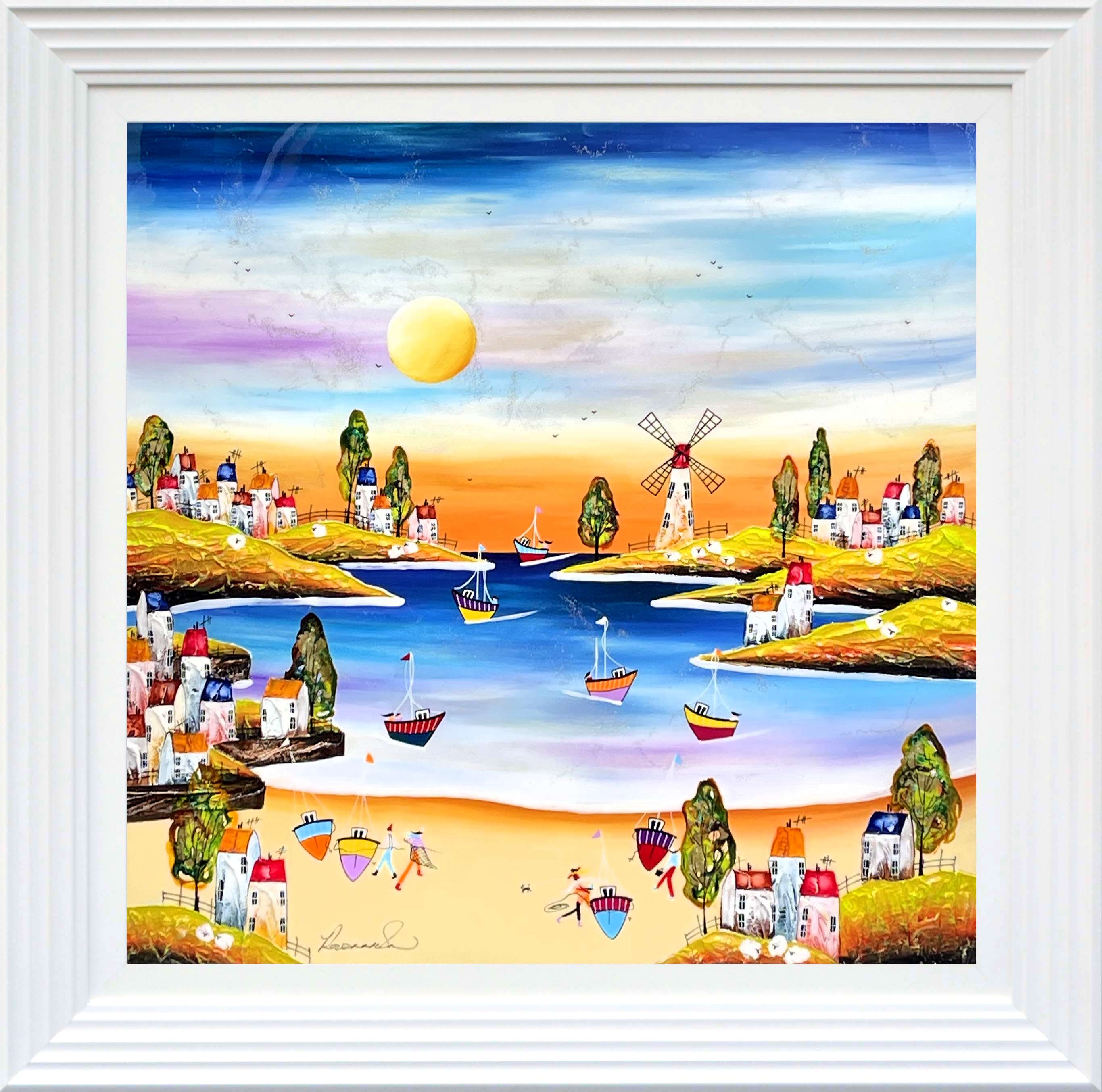 Rozanne Bell Original - Summer Holiday By Rozanne Bell | Gallery Rouge