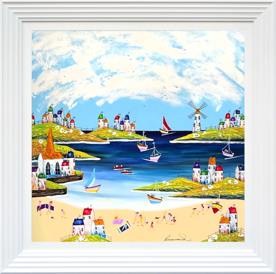 https://www.galleryrouge.co.uk/cdn-cgi/image/quality=60Picture of Rozanne Bell Original - Beach Escape
